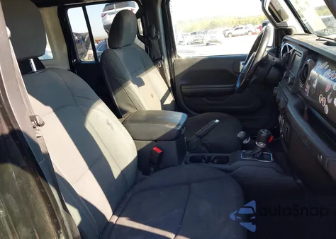 2020 Jeep Wrangler Unlimited Sport S 4X4 из США, поврежденный, VIN 1C4HJXDG7LW296071